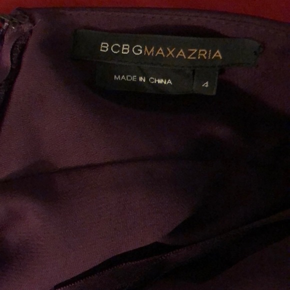 Purple long satin gown NWOT - Picture 4 of 6